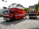29.7.2009 Feuerwehr und DLRG ueben den Ernstfall im Rhein Koeln